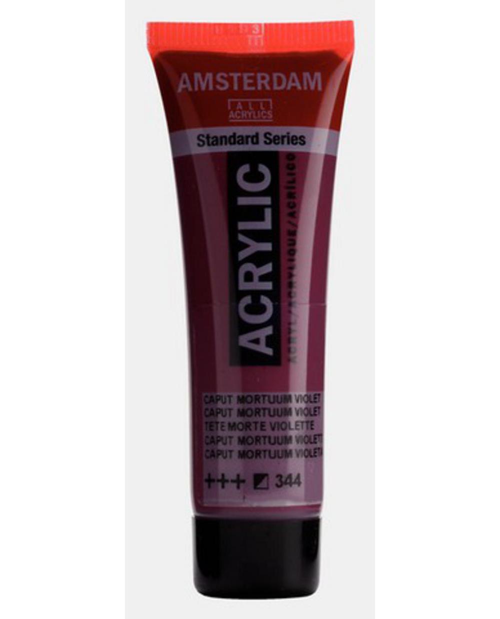 Amsterdam, Acrylic, Art & School, Paint, 20ml, 974510, Caput Mortuum Violet